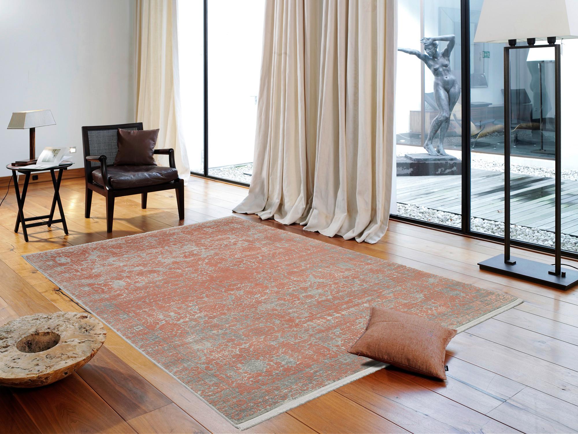 Webteppich Rosa Colore 67x130 cm - Rosa, LIFESTYLE, Textil (67/130cm) - Dieter Knoll