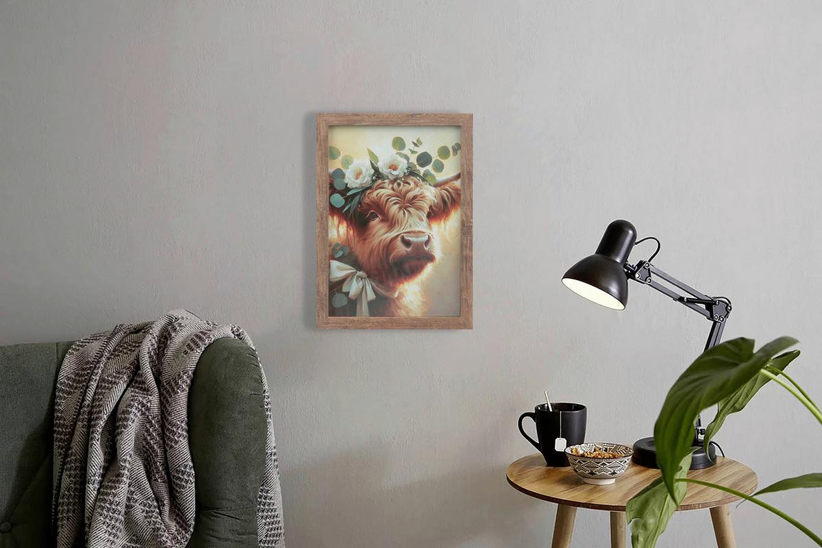 Képkeret Carla - diófa színű, Basics, Üveg/fa (23,6/32,7/2cm) - Luca Bessoni