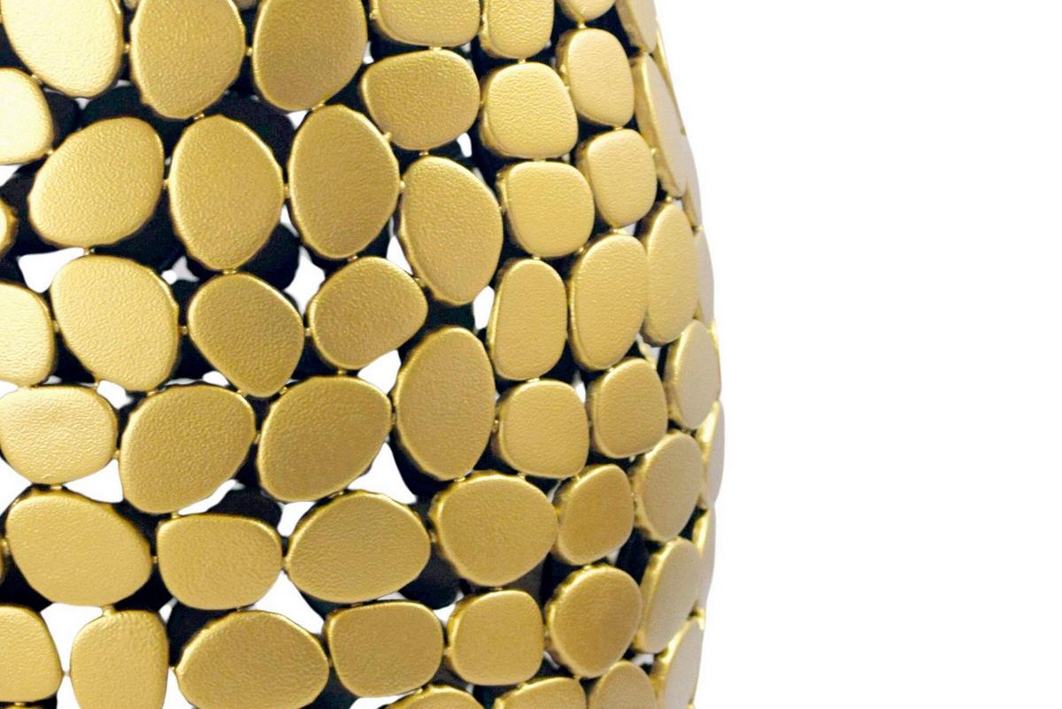 Beistelltisch Goldfarben B: 40 cm - Goldfarben, Design, Metall (40/46/40cm) - Livetastic