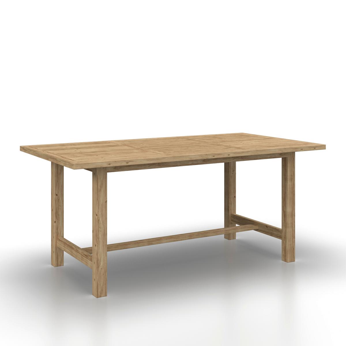 ZÁHRADNÁ SÚPRAVA SIMONE - farba akácie/svetlosivá, Modern, drevo/textil - Bessagi Garden