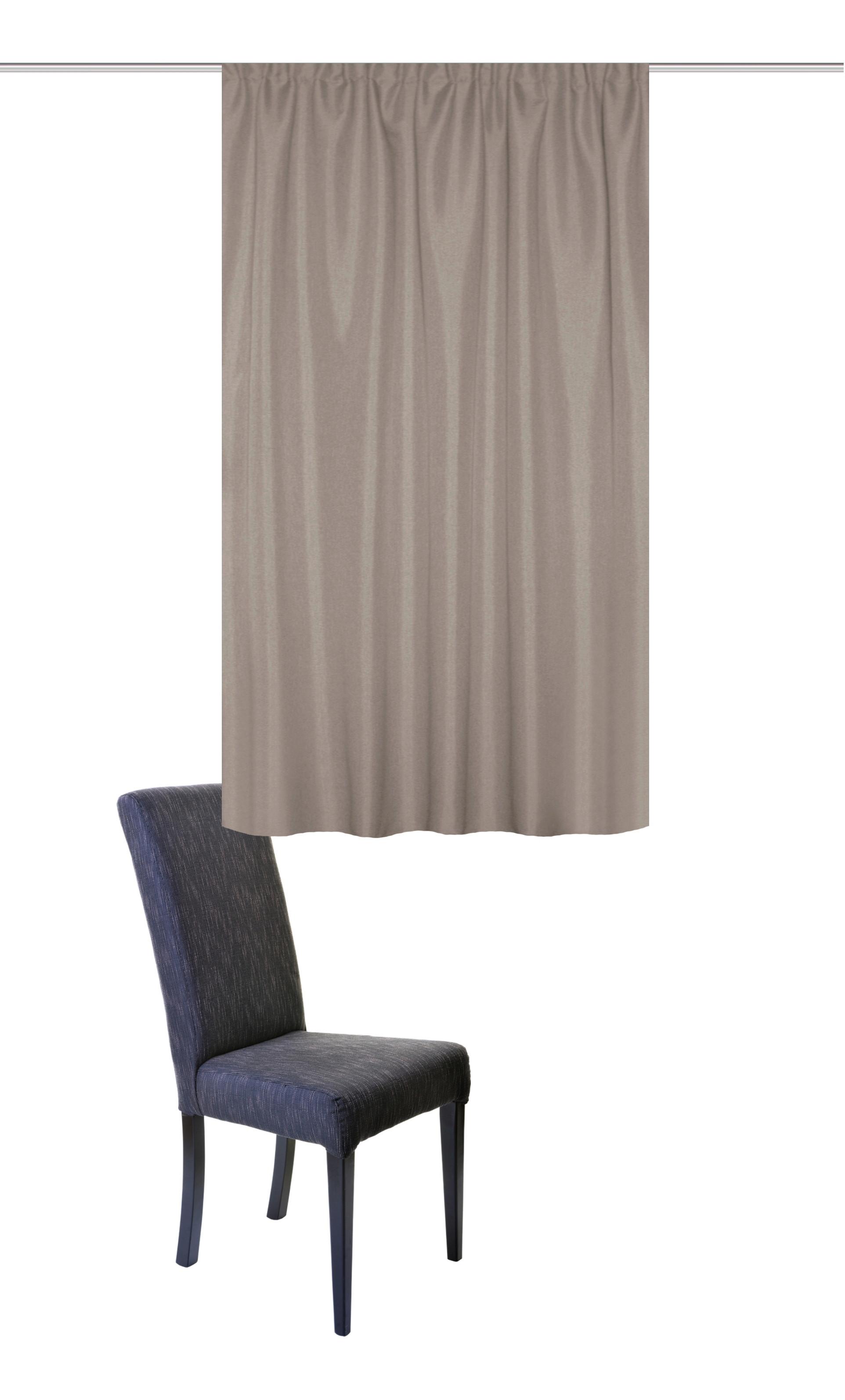 Wärmeschutzvorhang Naturfarben B: 135 Cm - Naturfarben, Basics, Textil (135/145cm) - Schmidt W. Gmbh