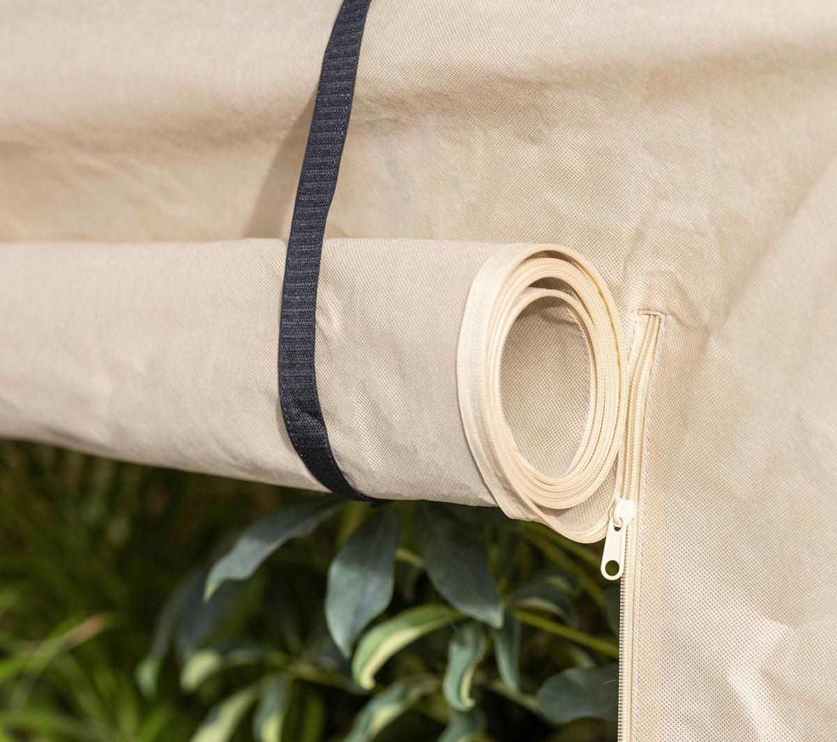 Schutzplane Easy Up XXL Naturfarben - Naturfarben, Basics, Kunststoff (200/180/70cm)