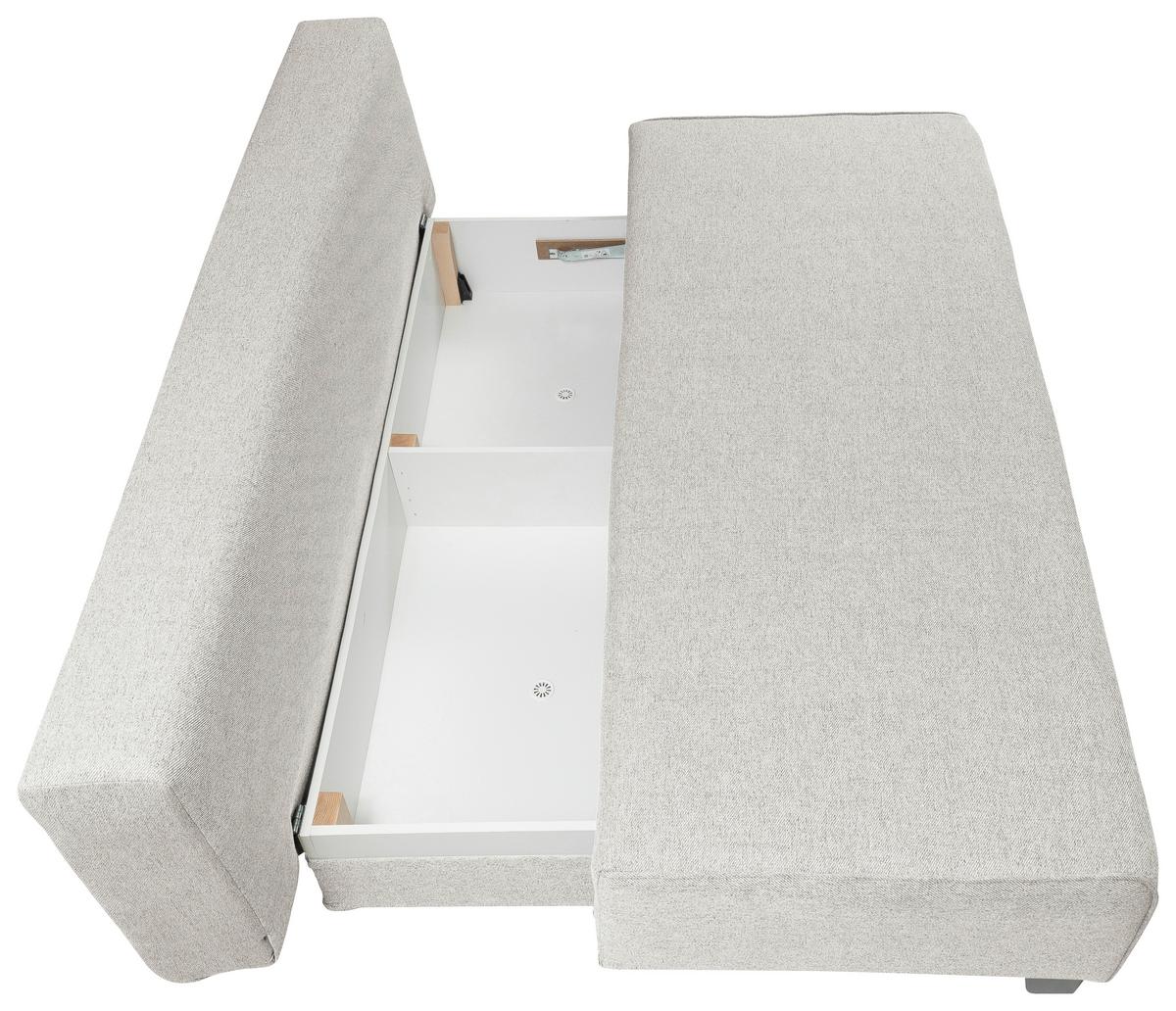 Schlafsofa Lena - Creme/Weiß, Design, Textil (190/75/97cm) - P & B