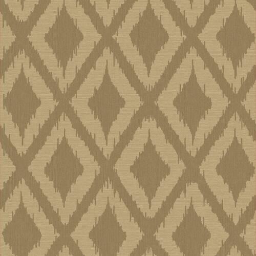 Vliestapete Ikat, Camel - Cappuccino, Basics, Papier/Kunststoff (52/1005cm)