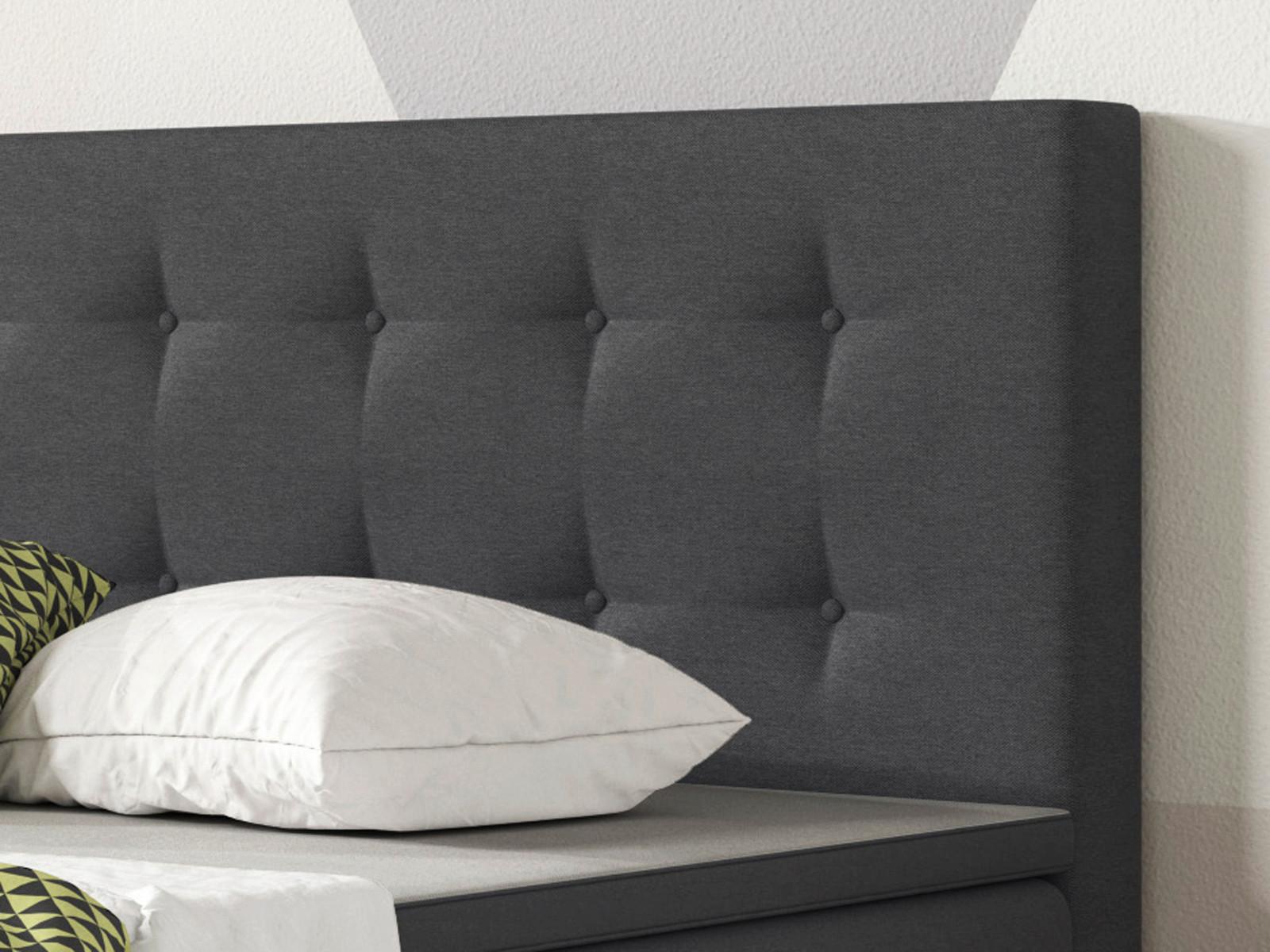 Boxspringbett mit Kopfteil