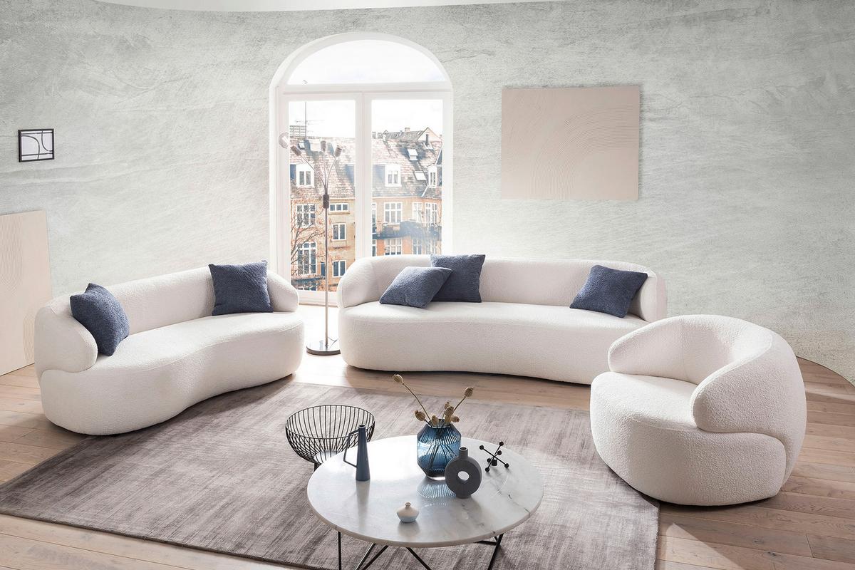 Sessel Weiß B: 88 Cm - Schwarz/Weiß, MODERN, Textil (88/69/89cm) - Livetastic