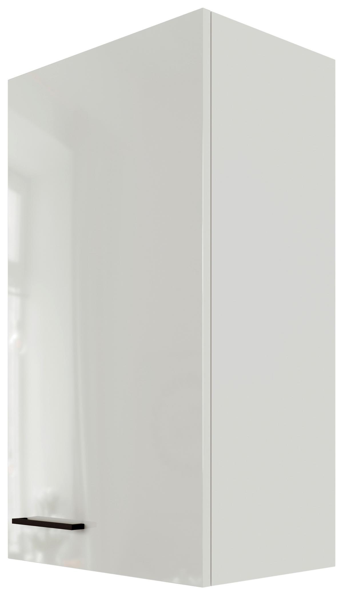 Kuchyňská horní skříňka LEVI LEVI - šedá/černá, Moderní, kov/kompozitní dřevo (50/89/32cm) - FlexWell
