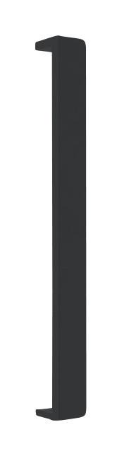 Bútorfogantyú Unit - fekete, Modern, fém (20/2,4/1,7cm) - Ondega