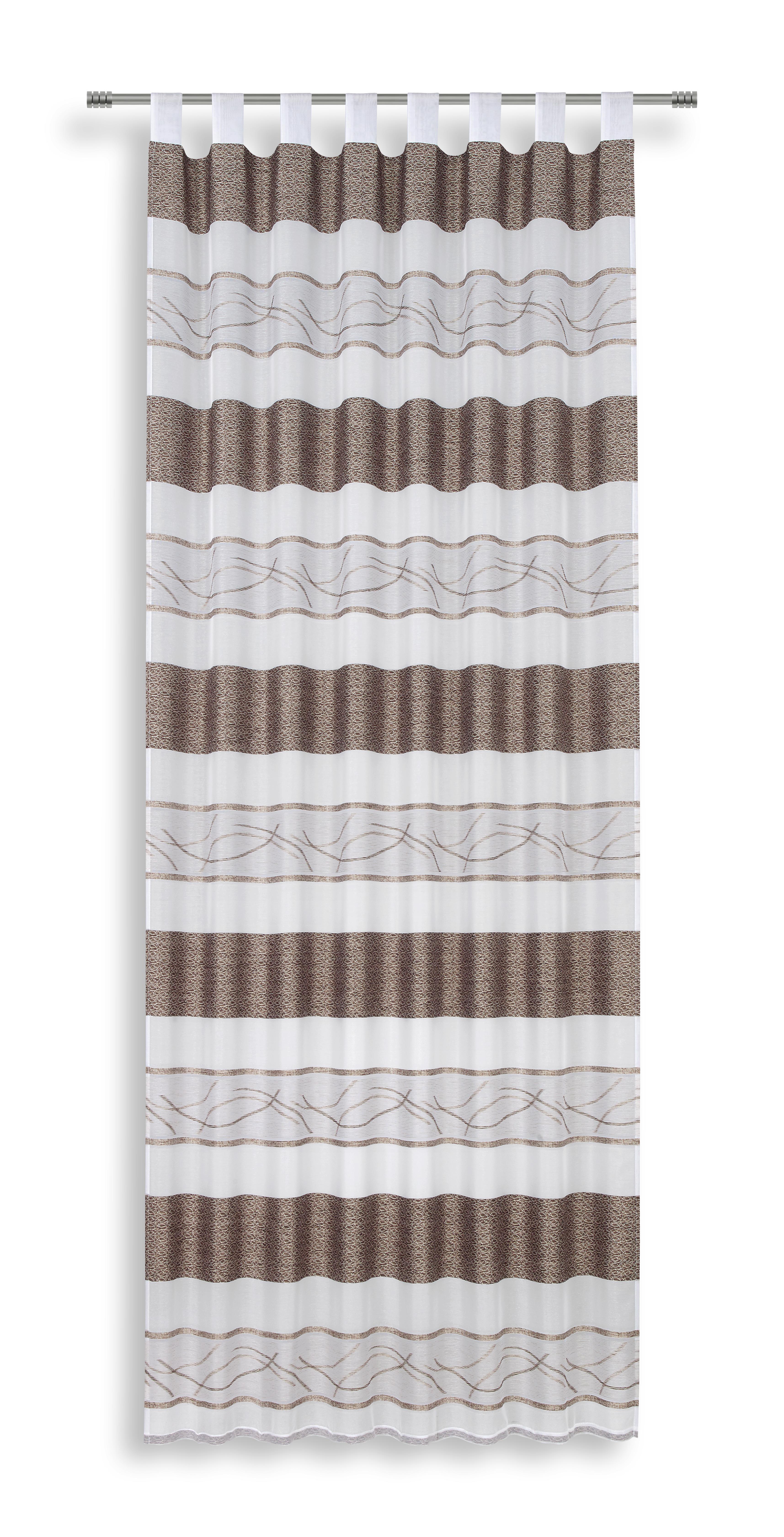 Készfüggöny Sansa - Taupe, modern, Textil - Luca Bessoni