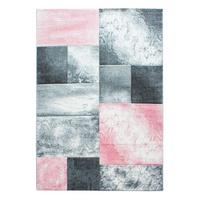 Flachwebteppich Hawaii - Pink, Design, Textil (280/370cm) - Novel
