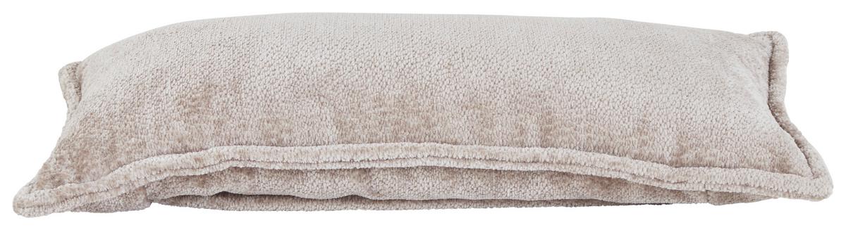 Zierkissen Lea 52x32 Cm Polyester Hellbraun Mit Zipp - KONVENTIONELL, Textil (52/32cm) - Luca Bessoni