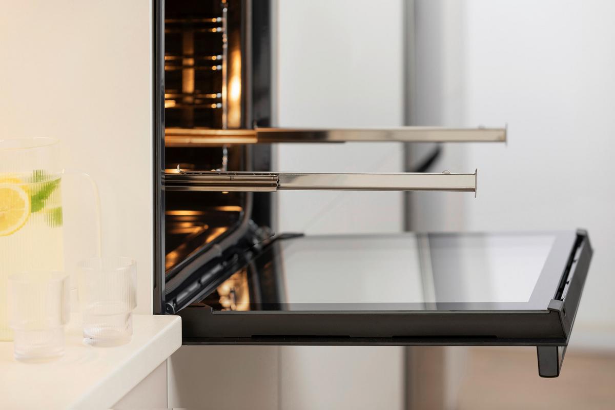 Einbaubackofen Go66e Pizza350c - Schwarz, MODERN, Glas/Metall (59,5/59,5/56,4cm) - Gorenje