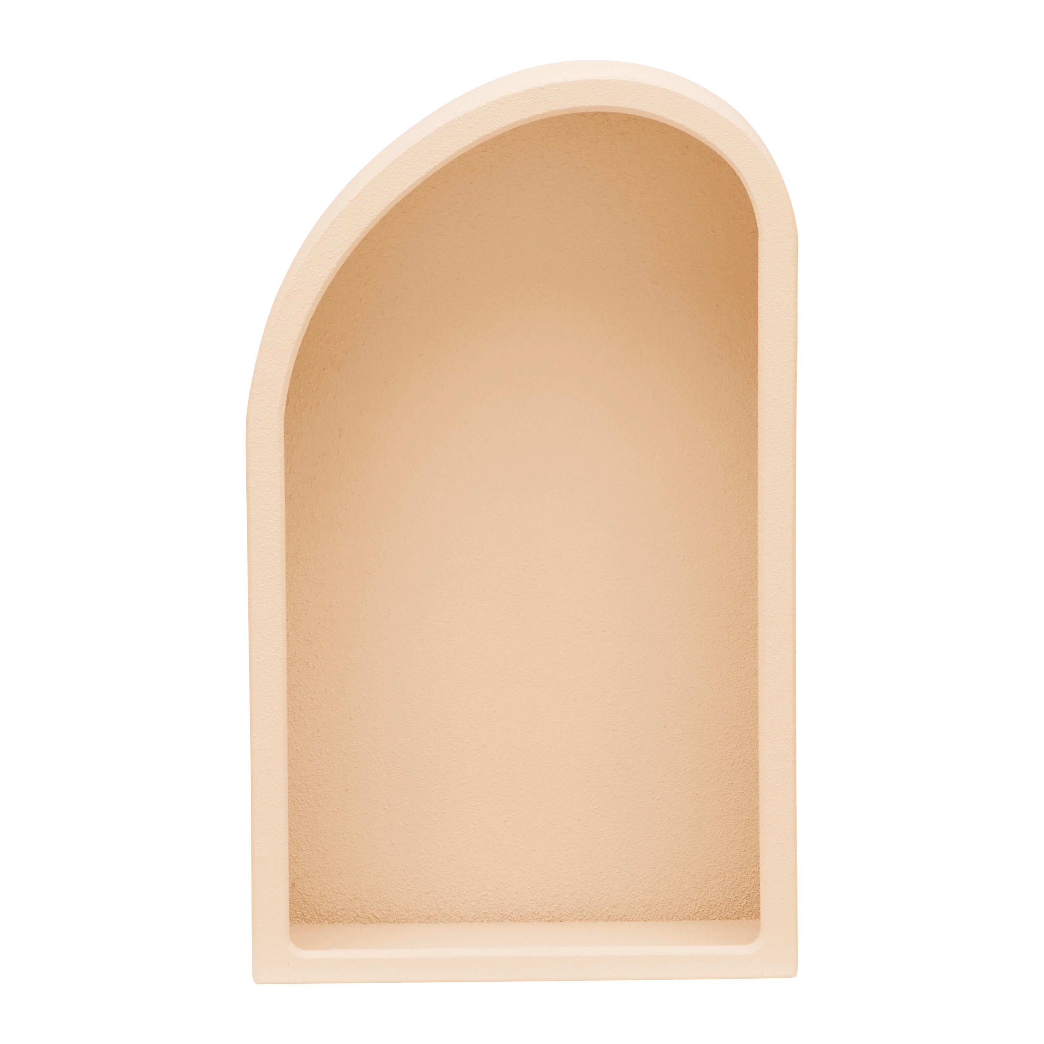 Nástenný regál WILMA - svetlohnedá, Lifestyle, kompozitné drevo (30/50/13cm) - Premium Living