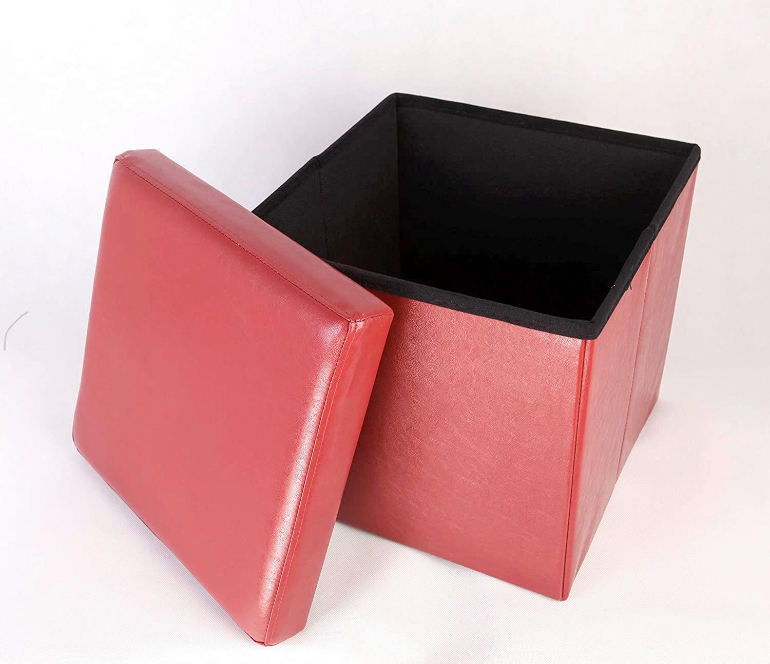 Sitzwürfel Storecube - Rot, Basics, Kunststoff (38/38/38cm) - Echtwerk
