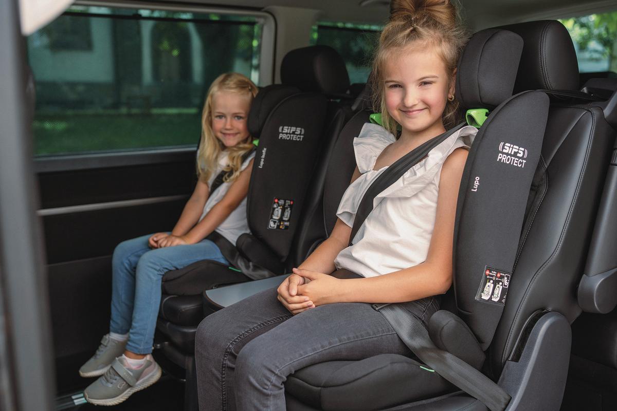 Kinderautositz Lupo I-Size - Schwarz, Basics, Kunststoff/Textil (44/62/48cm) - Osann