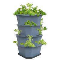 Pflanztopf Paul Potato Starter Blau - Blau, Basics, Kunststoff (44/65/44cm) - Gusta Garden