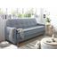 Schlafsofa Damian B: ca. 216 cm - Blau/Silberfarben, MODERN, Holzwerkstoff/Textil (216/95/88cm) - Carryhome Schlafsofa Damian B: ca. 216 cm - Blau/Silberfarben, MODERN, Holzwerkstoff/Textil (216/95/88cm) - Carryhome