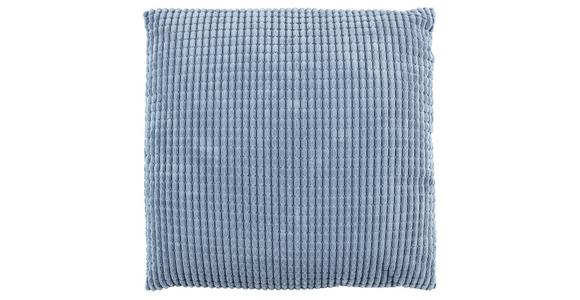 Zierkissen Halina 45x45 cm Fleece Hellblau mit Zipp - Hellblau, MODERN, Textil (45/45cm) - Luca Bessoni