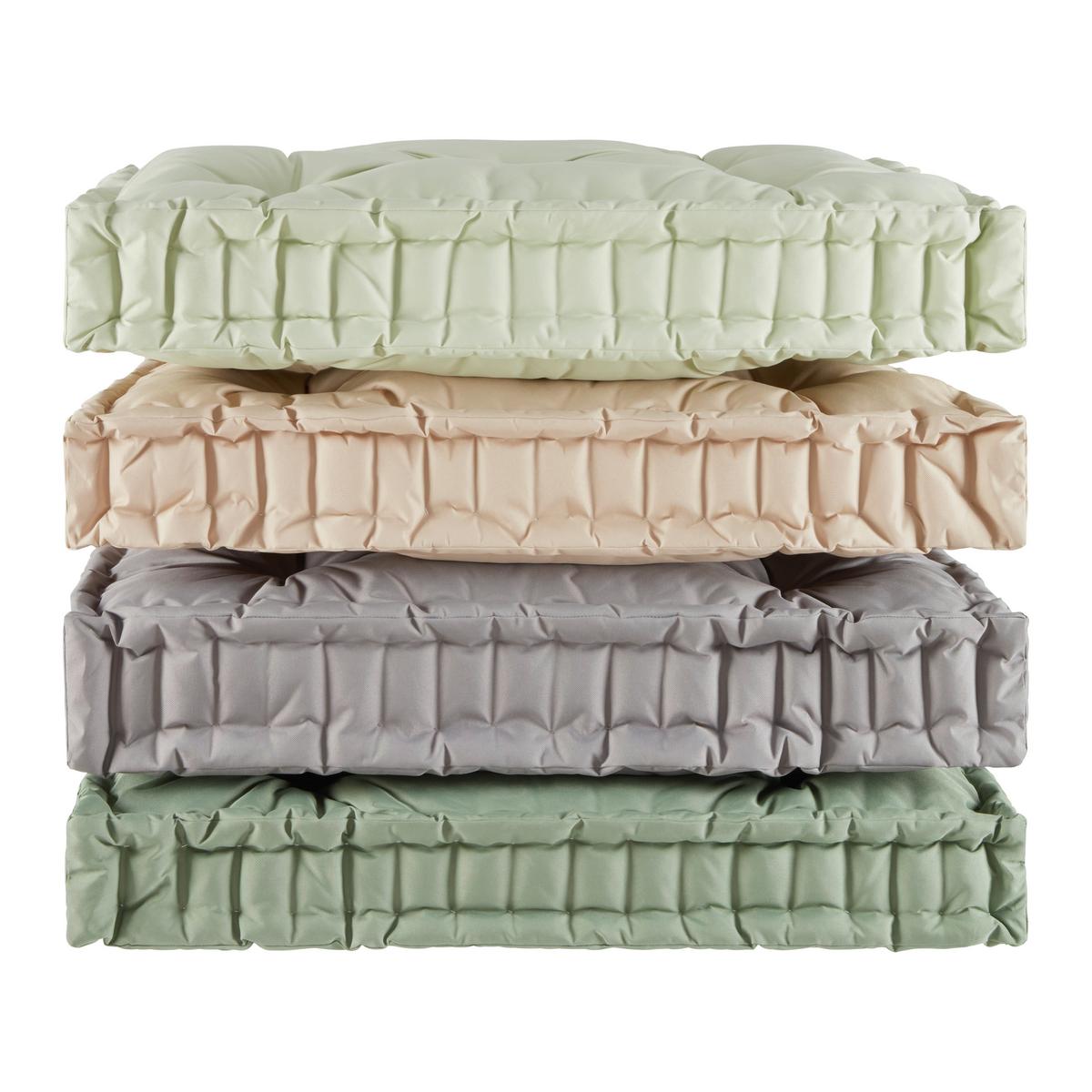 PODUŠKA NA PALETU DODO - šalvějově zelená, Konvenční, textil (80/60/12cm) - Mömax