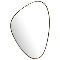 Wandspiegel Goldfarben B: 46 Cm - Goldfarben, Design, Glas/Metall (46/70/2,5cm) - MID.YOU