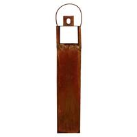 Laterne Eisen Rostfarben H: 80 Cm Shabby Chic - Rostfarben, Basics, Metall (14/80/14cm)