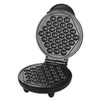 Waffeleisen Wilma - Edelstahlfarben/Schwarz, Basics, Kunststoff/Metall (24.6/19.5/9.2cm) - Bono