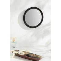 Spiegel Lenora - Weiß, KONVENTIONELL, Glas/Kunststoff (17cm) - Ondega