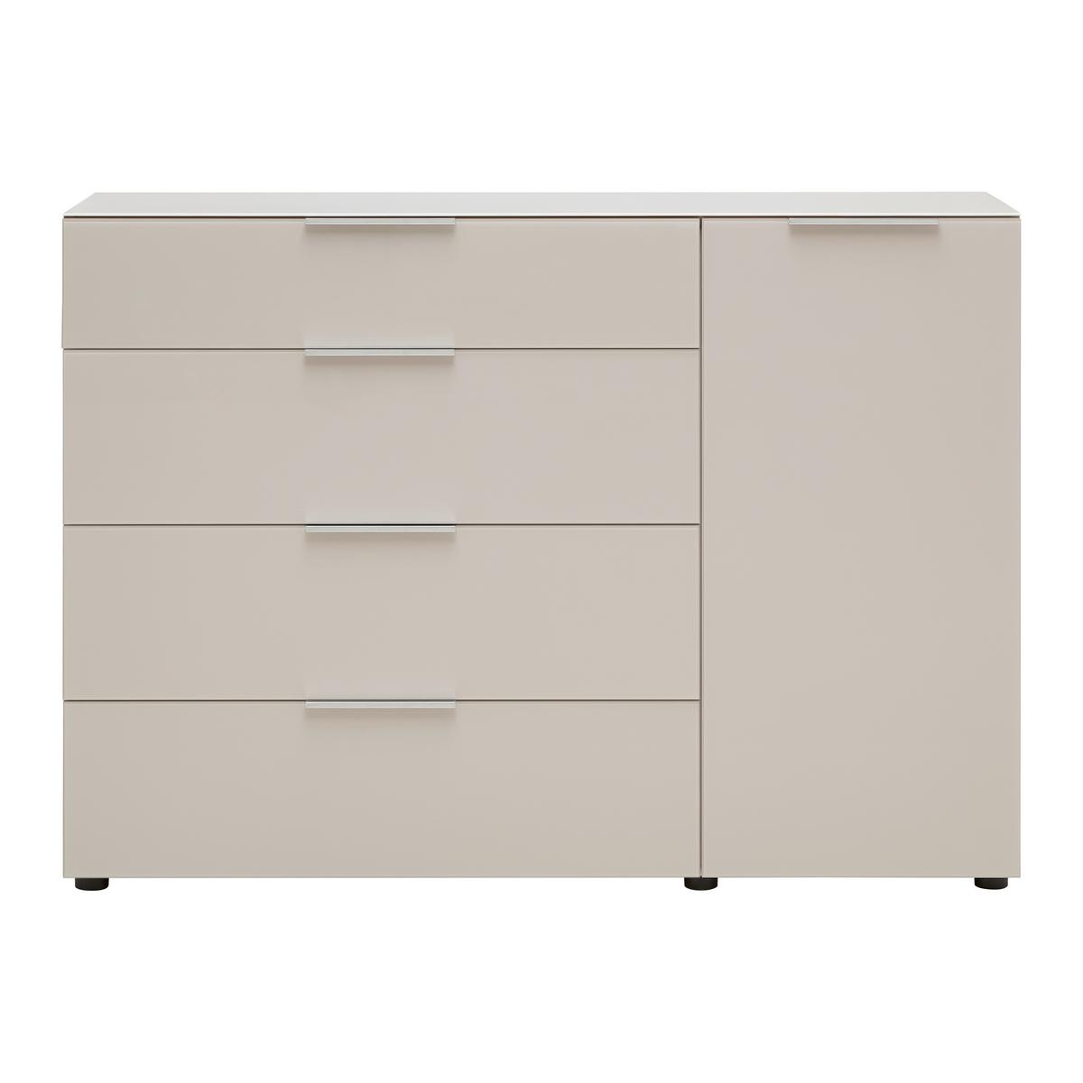 Kommode Siena Kaschmirfarben - černá/kašmírová, Moderní, kov/kompozitní dřevo (135/99/40cm) - Mömax