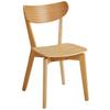 Jedenská stolička ROXBY dub morený - farba duba, Lifestyle, drevo (45/78/55cm) - Modern Living