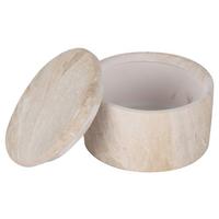 Dekoračná škatuľa SIMONE - béžová, keramika (11/6,7cm) - Mömax