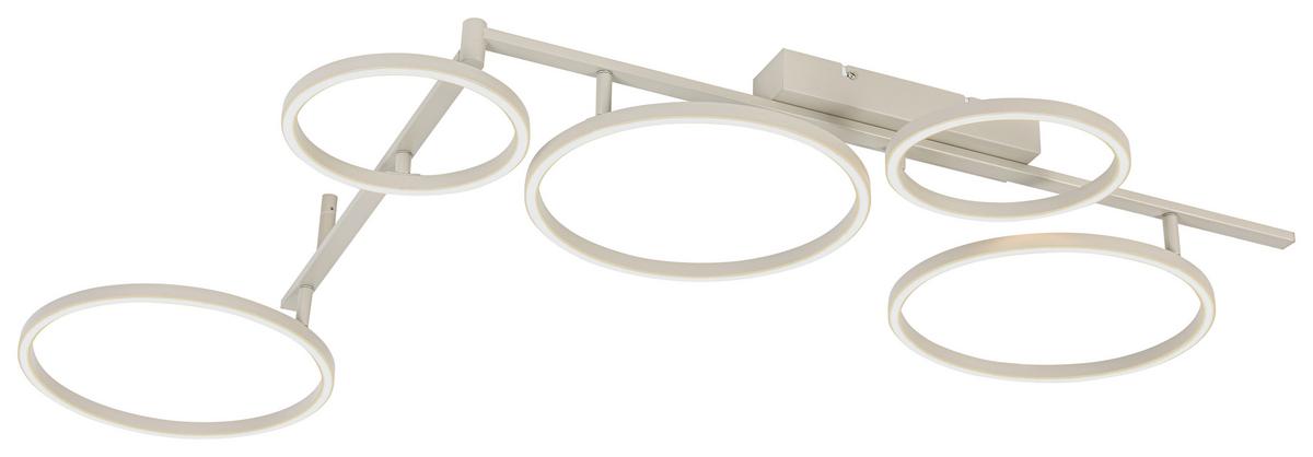 Led Mennyezeti Lámpa Cemil - homokszínű, Basics, műanyag/fém (125/88/12cm) - Luca Bessoni