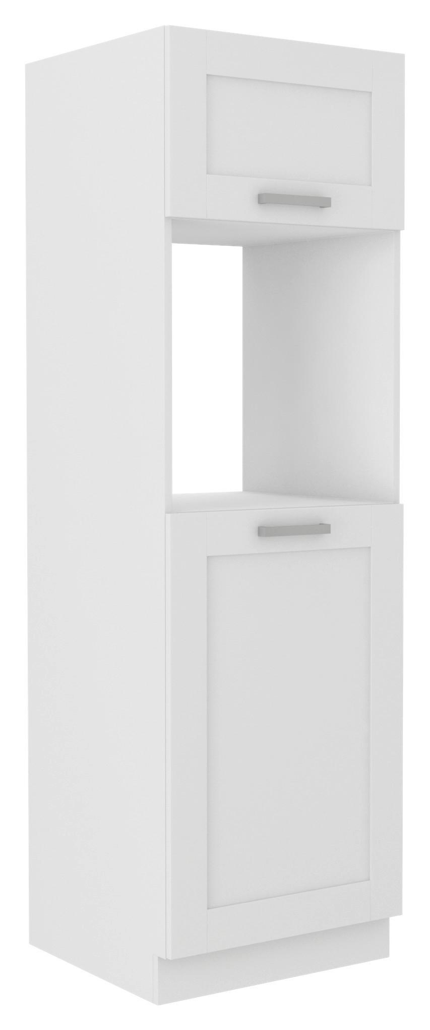 SKRINKA NA VSTAVANÉ SPOTREBIČ LUISA        G88O - biela/strieborná, Romantik / Landhaus, kov/kompozitné drevo (60/200/57cm) - Ondega
