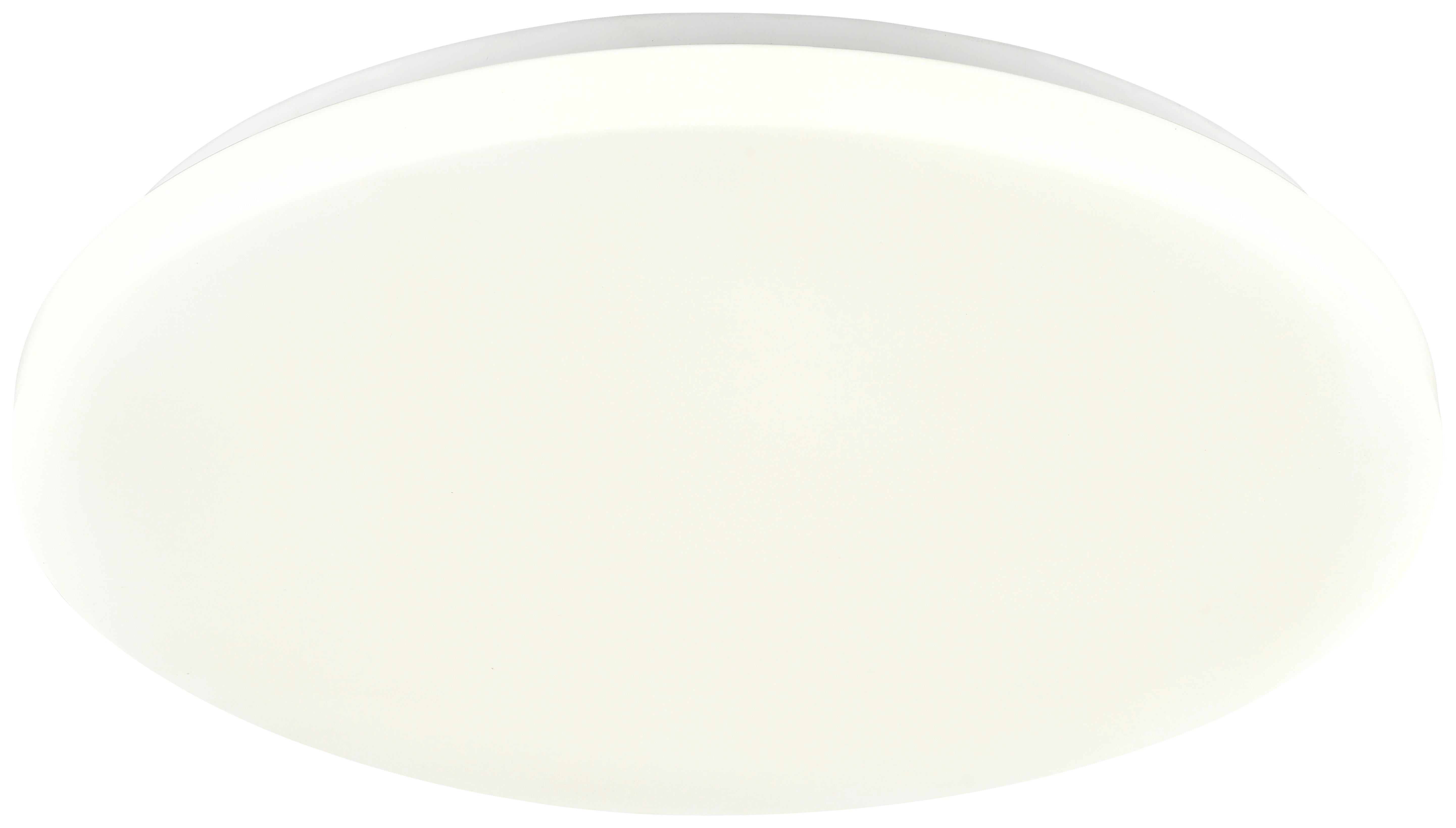 Stropní LED svítidlo Woter, Ø: 39cm, 18,5 Watt IP54 - bílá, Konvenční, kov/plast (39/6,5cm) - Mömax