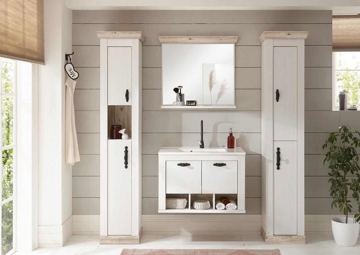 Hochschrank Florenz Pinienfarben B: 42cm - Pinienfarben, Design, Holzwerkstoff (42/200/35cm) - MID.YOU