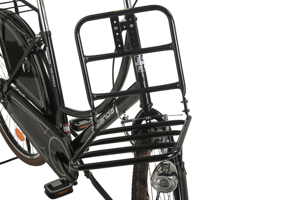 Citybike Hollandia Royal Dutch Singlespeed, Schwarz, 28 Zoll - Schwarz, Basics, Metall (25/140/60cm)