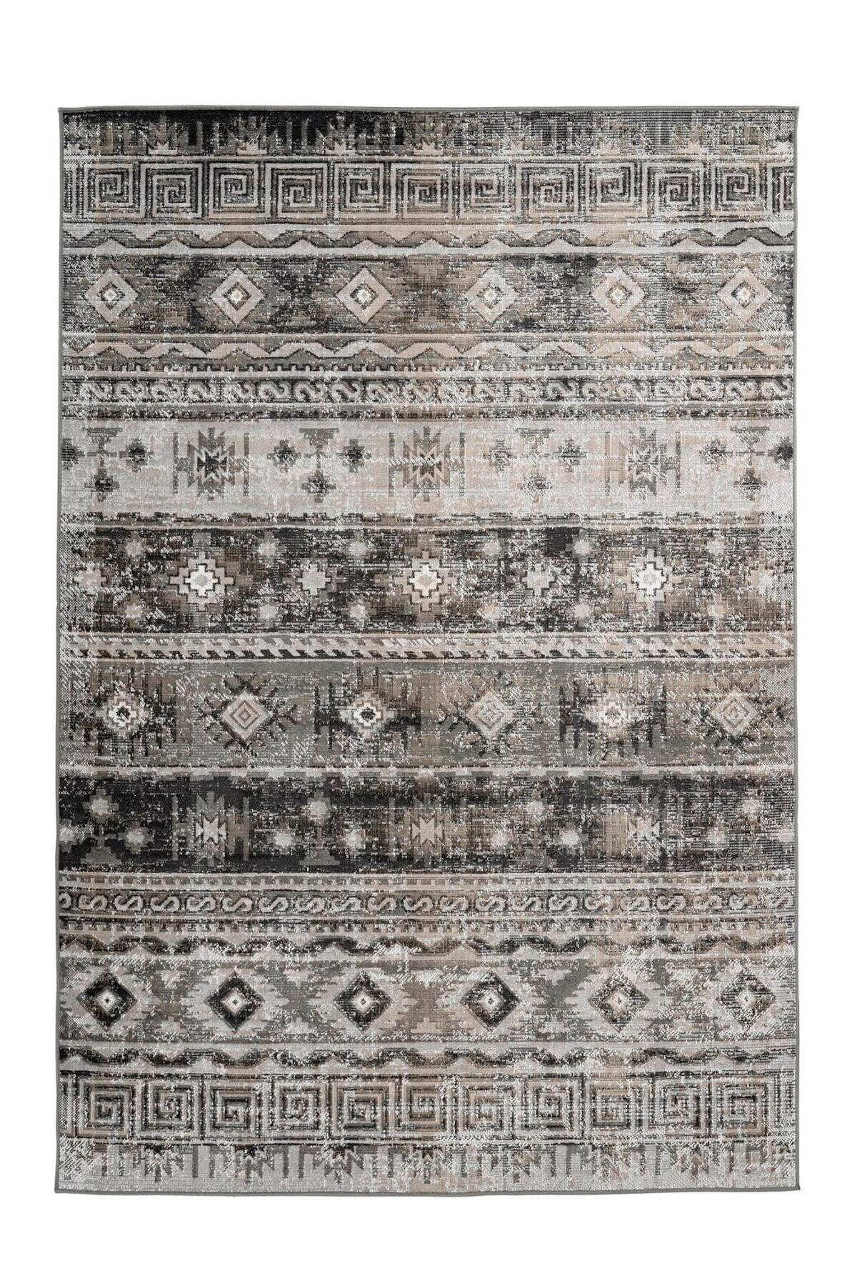 Flachwebteppich Grau, Ca. 80x150 Cm - Grau, Design, Textil (80/150cm) - Kayoom