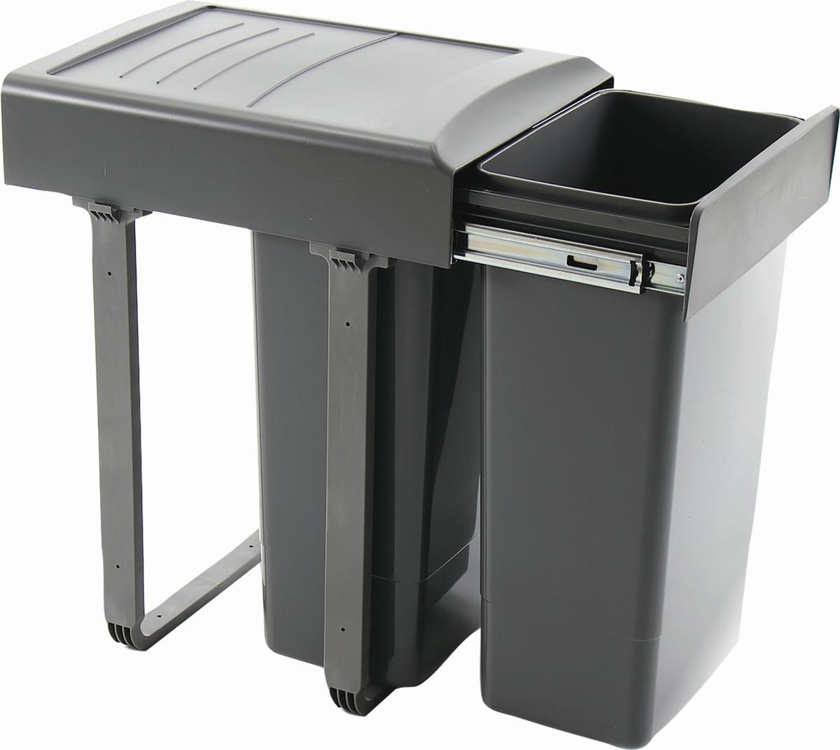 Abfallsammler Ekotech - Grau, Basics, Kunststoff (36/58/48cm)