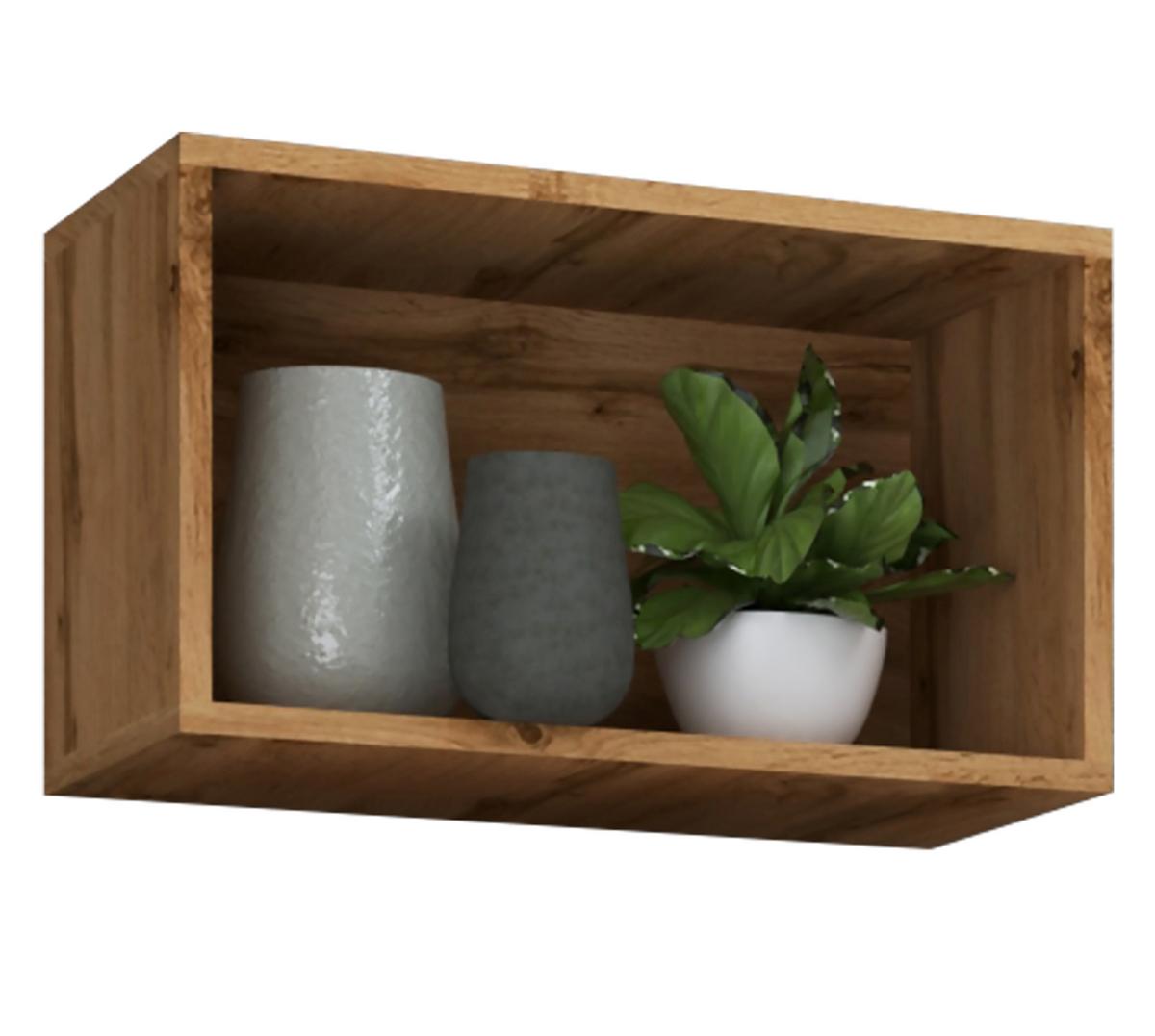 Regál Arila š: 50 cm, dub medový - dub medový, Modern, kompozitné drevo (50/30/28cm) - MID.YOU