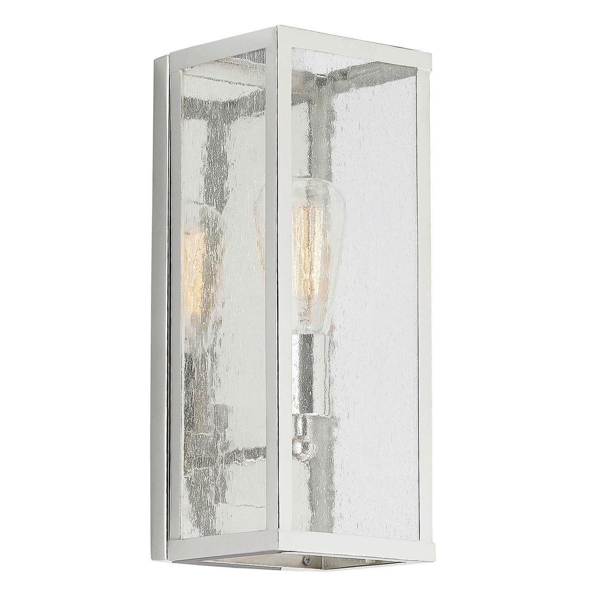 Wandleuchte Fe-Harrow1 - Nickelfarben, Basics, Metall (14/14/35,6cm) - Elstead Lighting