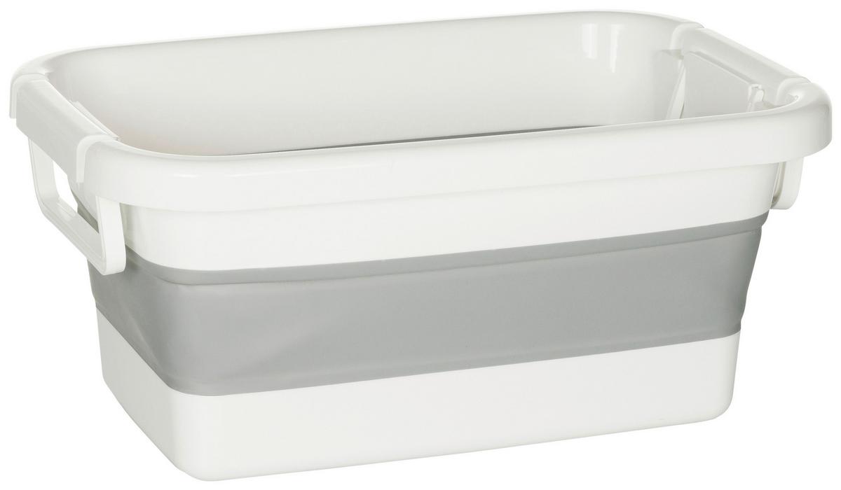 Universalkorb Clean Silw - Weiß/Grau, Basics, Kunststoff (60/67/42cm) - MID.YOU
