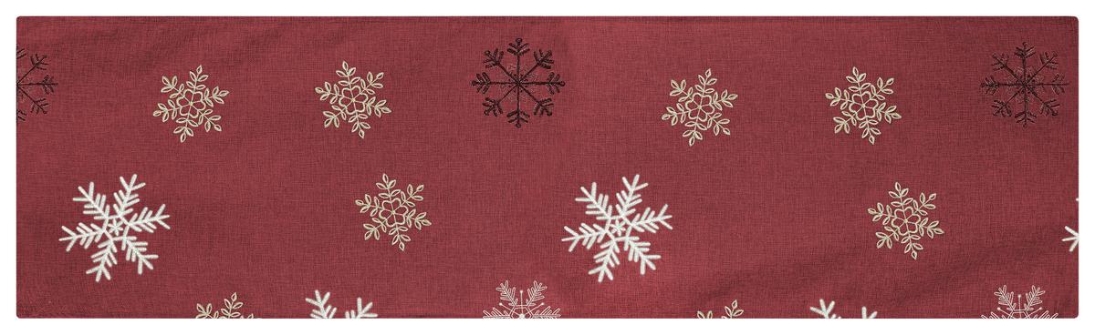 Tischläufer Noelle - Rot, ROMANTIK / LANDHAUS, Textil (40/140cm) - James Wood