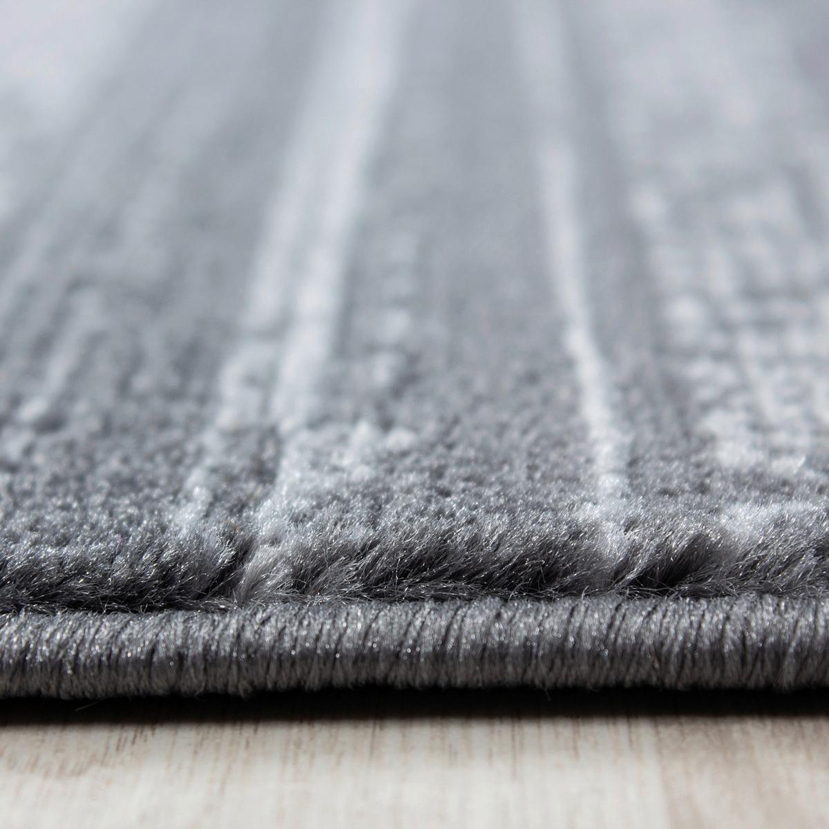 Webteppich Grau Naturfaser Plus 200x290 cm - Grau, Design, Textil (200/290cm)