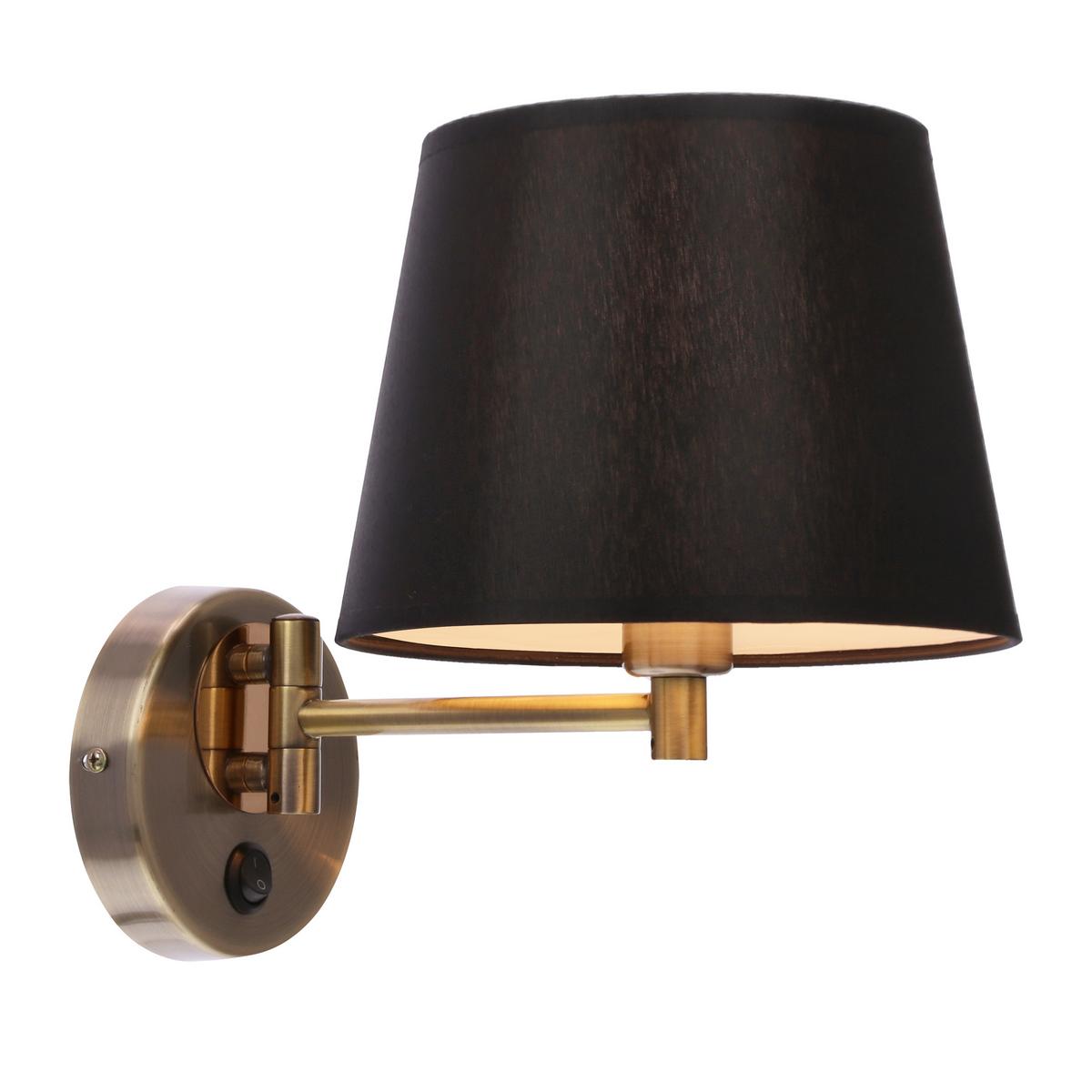 Bilderleuchte 21-27597 Ibis - Schwarz/Bronzefarben, KONVENTIONELL, Kunststoff/Metall (20/29/25cm)