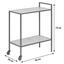 Tabletttisch Seaford B: 60 cm Eichefarben - Eichefarben/Schwarz, Trend, Holzwerkstoff/Metall (60,0/75,0/30,0cm) - Carryhome Tabletttisch Seaford B: 60 cm Eichefarben - Eichefarben/Schwarz, Trend, Holzwerkstoff/Metall (60,0/75,0/30,0cm) - Carryhome