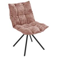 STOLIČKA CARLA - čierna/ružová, Trend, kov/drevo (60/92/66cm) - Mömax