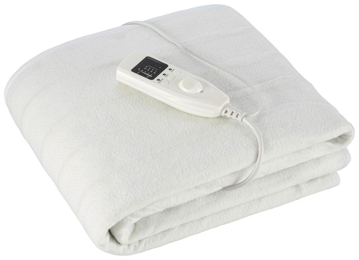 Elektromos Ágymelegítő Takaró Birgit - fehér, textil (150/80cm)