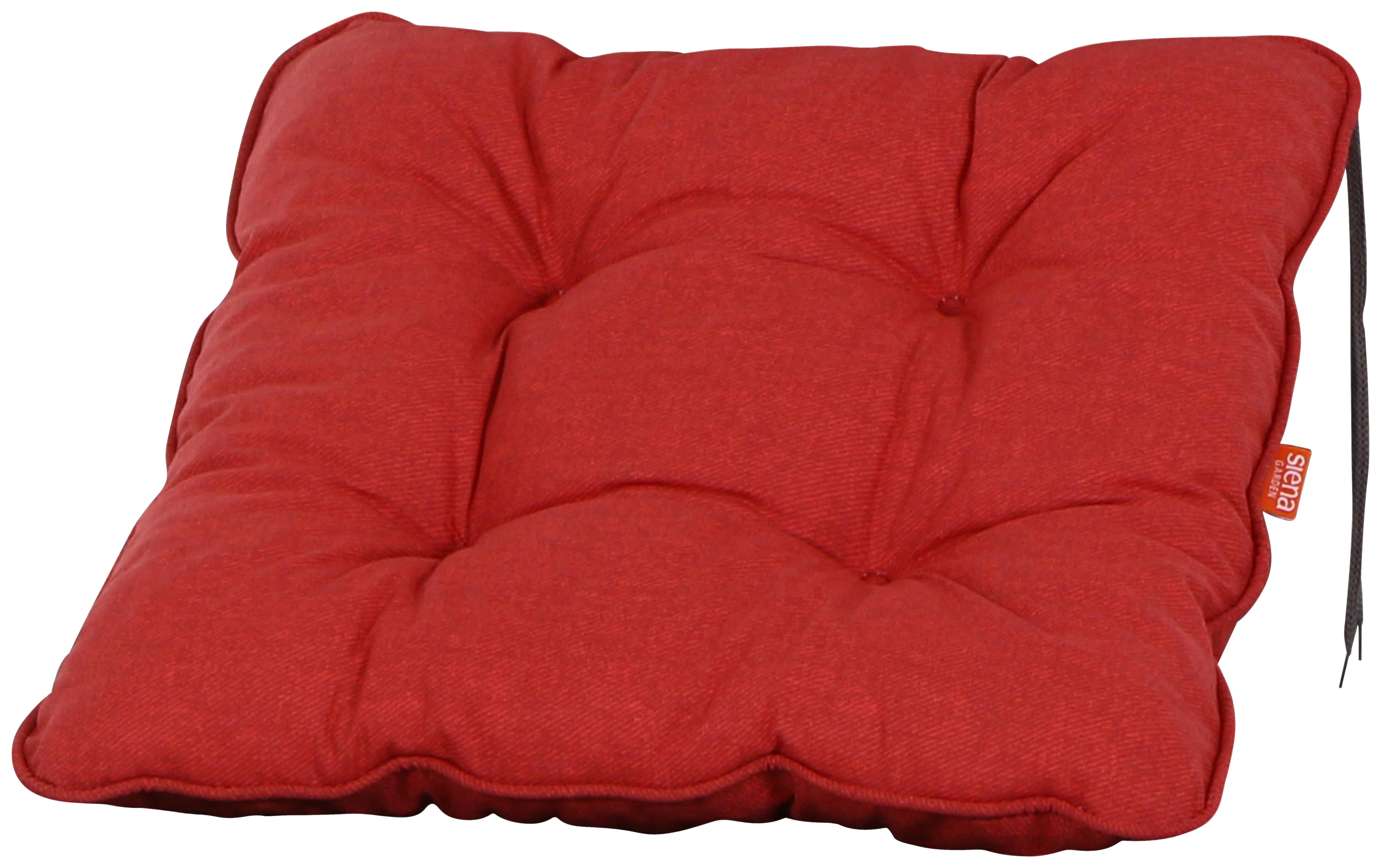 Sesselauflagenset P08489 - Rot, KONVENTIONELL, Textil (42/6/42cm) - Siena Garden