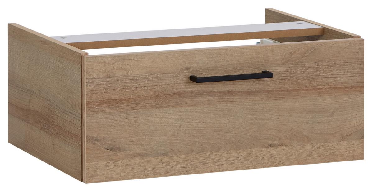 Unterschrank Bavelli B: 62 cm Eiche Dekor - Eichefarben, KONVENTIONELL, Holzwerkstoff (62/26/44cm)