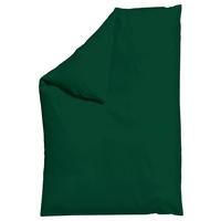 Bettdeckenbezug Knitted Jersey 135-140x200cm Dunkelgrün - Dunkelgrün, Basics, Textil (135-140/200cm) - Schlafgut