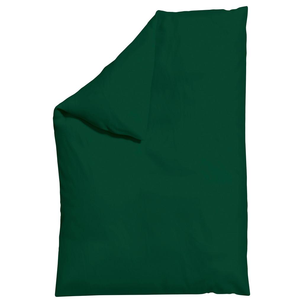 Bettdeckenbezug Knitted Jersey 135-140x200cm Dunkelgrün